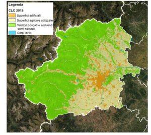 L’uso del suolo nella Città Metropolitana di Torino - PUMS
