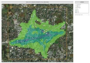 Scenario di progetto: media annua della concentrazione di PM10 (μg/m3)